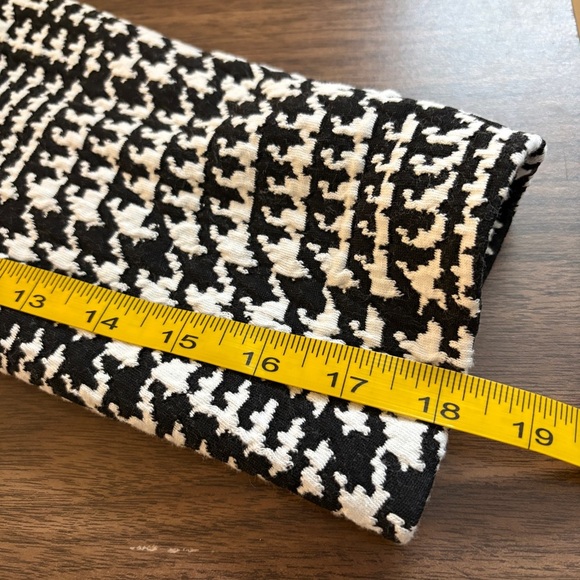 Ellane Rose Chic Houndstooth Pea Coat in Black and White L - Picture 11 of 11